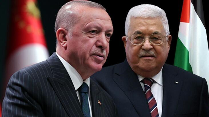 Abbas ile görüşen Erdoğan'dan 'Filistin'e dayanak sürecek' bildirisi