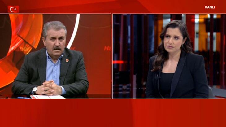 BBP Genel Lideri Destici'den CNN Türk'te açıklamalar