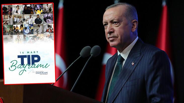 Cumhurbaşkanı Erdoğan'dan 'Tıp Bayramı' bildirisi