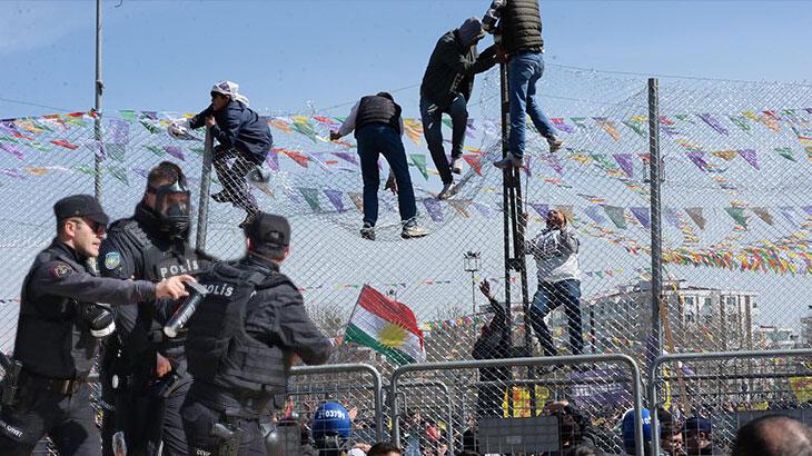 Diyarbakır'da nevruz kutlamasında olay! 5 polis yaralandı, 19 gözaltı