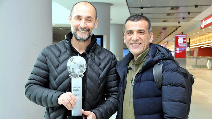 Dünya şampiyonu Semih Saygıner ve Tayfun Taşdemir yurda döndü