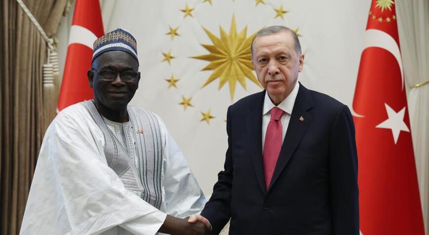 Erdoğan, Gambiya Büyükelçisi Conteh’i kabul etti