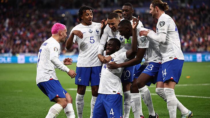Fransa fişi birinci yarıda çekti! Farklı zafer