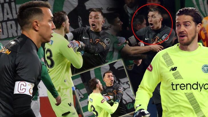 Galatasaray'da Fernando Muslera çılgına döndü! Ibrahim Sehic reaksiyon gösterdi, ortalık karıştı