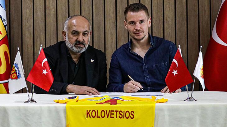 Kayserispor, Dimitrios Kolovetsios’un kontratını uzattı