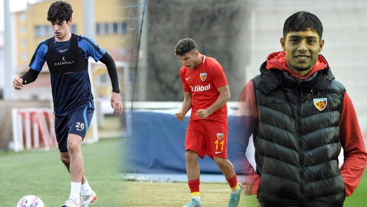 Kayserispor'dan 3 futbolcuya ulusal davet