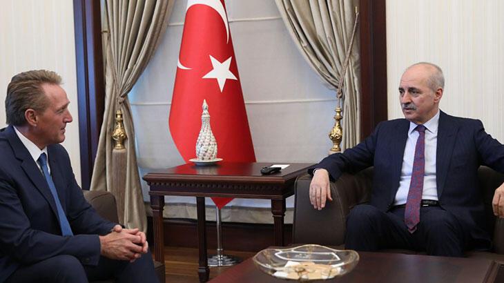 Kurtulmuş, ABD Ankara Büyükelçisi Flake ile görüştü