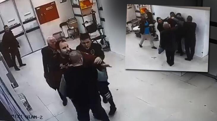 Pendik'te hastanenin güvenlik görevlisine 'kırmızı alan' saldırısı