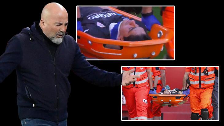 Sevilla'da Fenerbahçe maçı öncesi 2 sakatlık daha! Ambulans ile hastaneye götürüldü