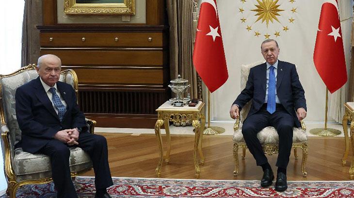 Son dakika! Cumhurbaşkanı Erdoğan, Bahçeli ile görüşüyor