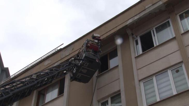 Ümraniye'de apartmanda yangın paniği! 1'i çocuk 3 kişi dumandan etkilendi