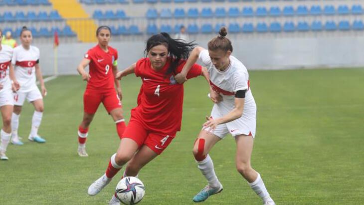 A Ulusal Bayan Futbol Grubu, Azerbaycan'ı 1-0 yendi