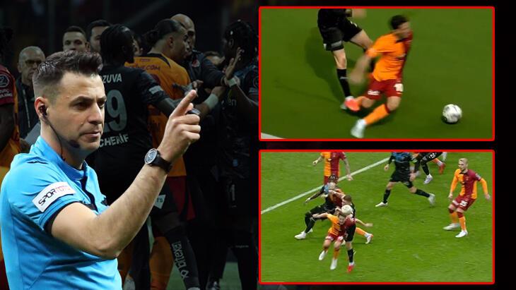 Galatasaray - Adana Demirspor maçında Ali Şansalan'dan tartışmalı karar! Emre Akbaba'ya kırmızı kart çıkmalı mıydı?