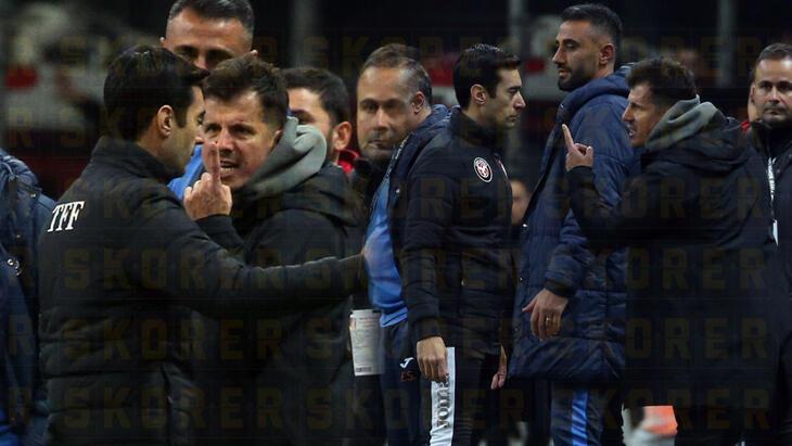 Galatasaray - Başakşehir maçında Emre Belözoğlu'na kırmızı kart! Çılgına döndü