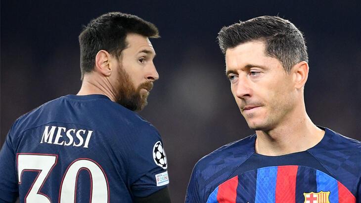 Lewandowski'den Messi'ye Barcelona çağrısı! 'Onun yeri burası'