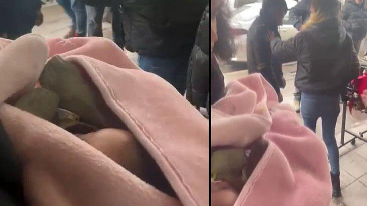 Sefaköy'de yere atıldığı argüman edilen bebeğin durumu: Muhafaza altına alındı