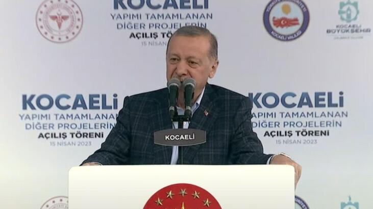 Son dakika... Cumhurbaşkanı Erdoğan'dan Kocaeli'de kıymetli açıklamalar