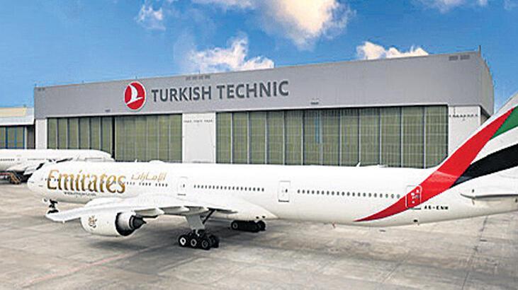 THY Teknik’ten Emirates uçaklarına bakım hizmeti