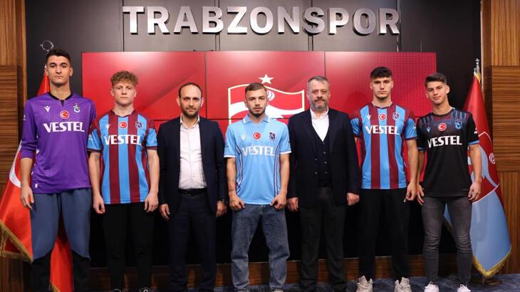 Trabzonspor alt yapısından yetişen 5 futbolcu ile profesyonel mukavele imzaladı