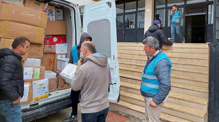 Zonguldak'tan Hatay’a 410 adet ramazan kolisi takviyesi