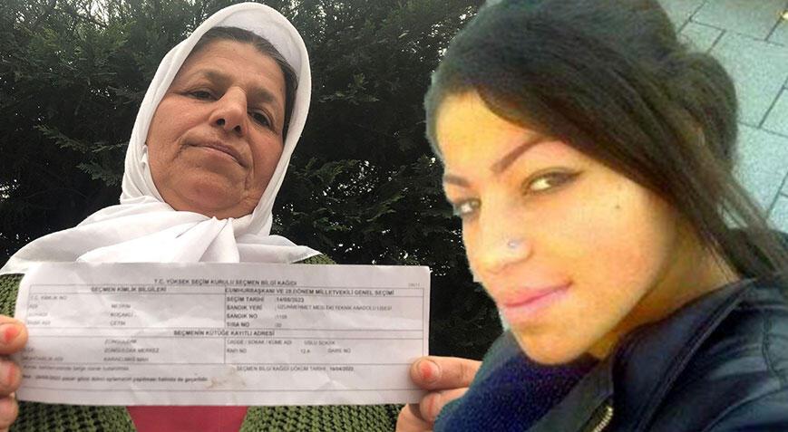 6 yıldır kayıp olan kızının seçmen kağıdını gören anne kahroldu