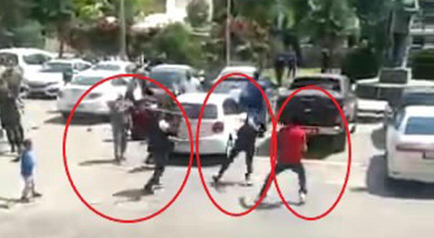 Adliye önündeki 1'i asker 5 kişinin yaralandığı kavga! Yeni imajlar ortaya çıktı