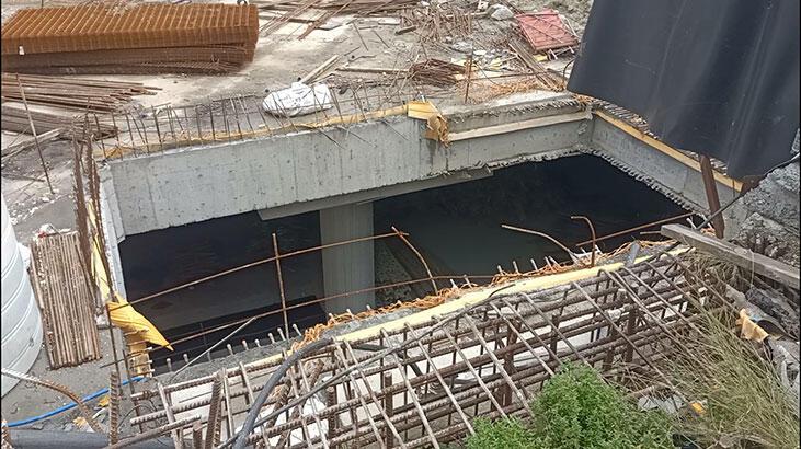 Bağcılar'da metro inşaatında iş kazası
