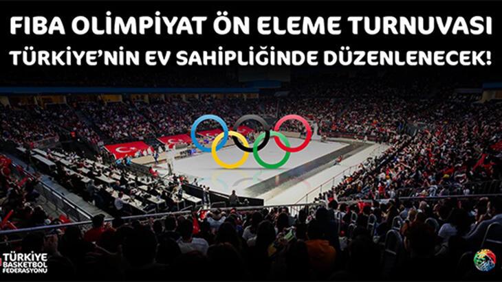 Basketbolda, Olimpiyat Ön Eleme Turnuvası Türkiye'de oynanacak
