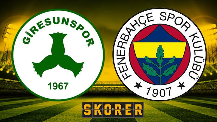 CANLI ANLATIM | Giresunspor - Fenerbahçe