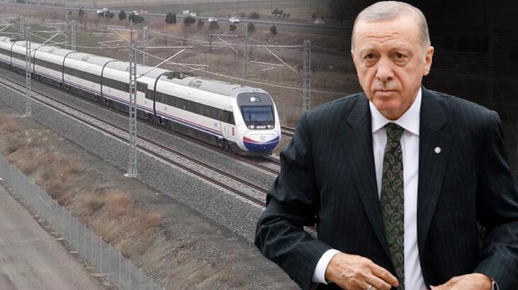Cumhurbaşkanı Erdoğan'dan süratli tren müjdesi! Mayıs sonuna kadar fiyatsız