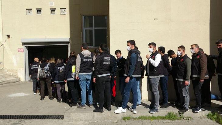 Diyarbakır’da 'Kökünü Kurutma Operasyonu': 133 tutuklama