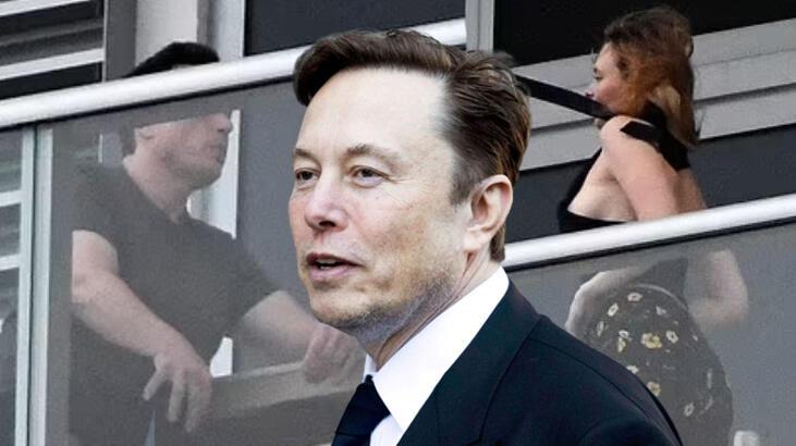 Elon Musk gizemli bir bayanla balkonda görüntülendi