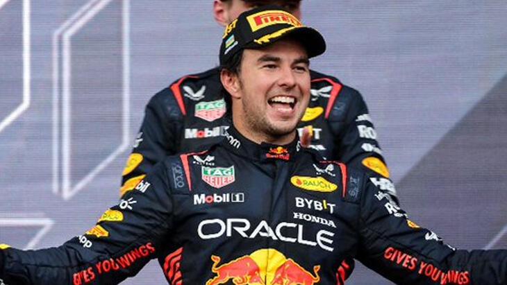 Formula 1 Bakü Grand Prix'sinde kazanan Sergio Perez