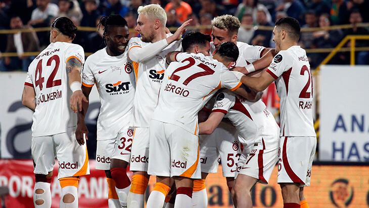 Galatasaray, Alanya'da zorlanmadan kazandı! 3 puanı 4 golle aldı