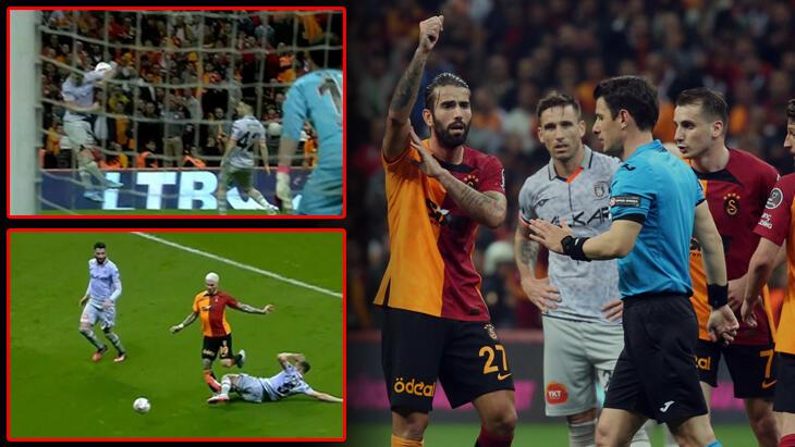 Galatasaray - Başakşehir maçında Halil Umut Meler'den tartışmalı karar! Eski hakemler ortasında fikir ayrılığına yol açtı
