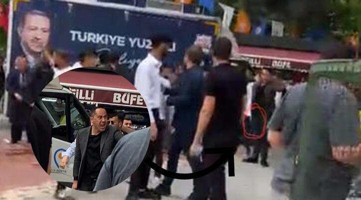 Gaziantep'te AK Parti ve CHP'liler ortasında arbede çıktı