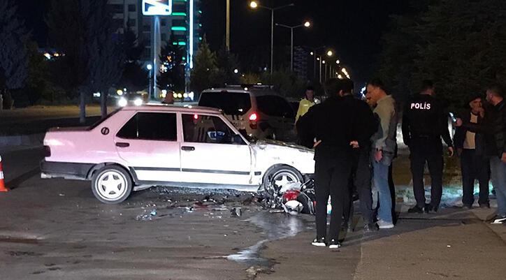 Konya’da araba ile motosiklet çarpıştı: 1 kişi hayatını kaybetti