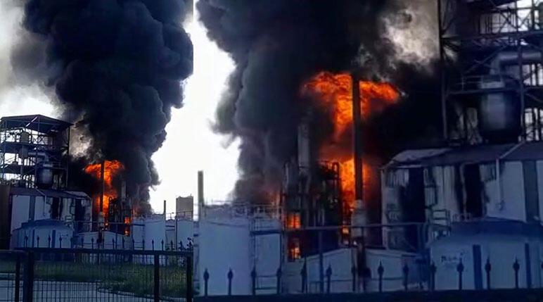 Lüleburgaz'da fabrika yangını!