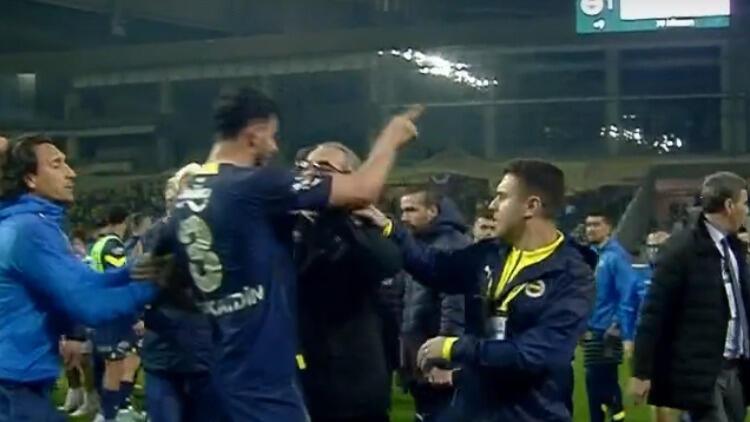 Samet Akaydın ve Osayi Samuel çılgına döndü! Giresunspor - Fenerbahçe maçında ortalık karıştı