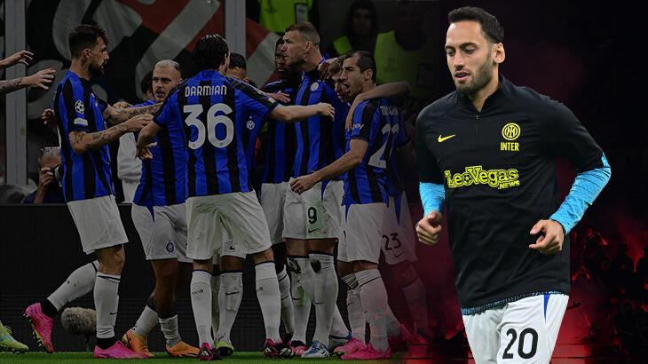 Şampiyonlar Ligi'nde Hakan Çalhanoğlu'nun gecesi! Inter, Milan'ı devirerek avantajı kaptı