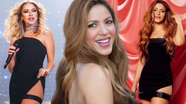 Shakira ile Hadise'nin emsal şekli gündem oldu!