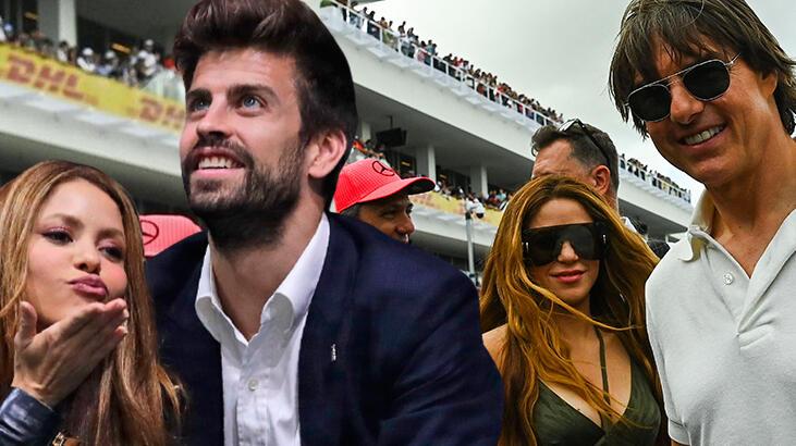Shakira ile Tom Cruise'un samimiyeti dikkat çekti