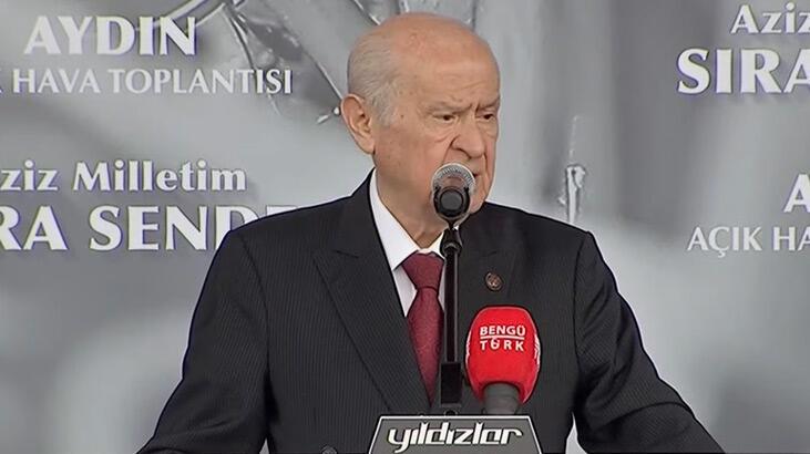 Son dakika... MHP başkanı Bahçeli'den Aydın'da açıklamalar