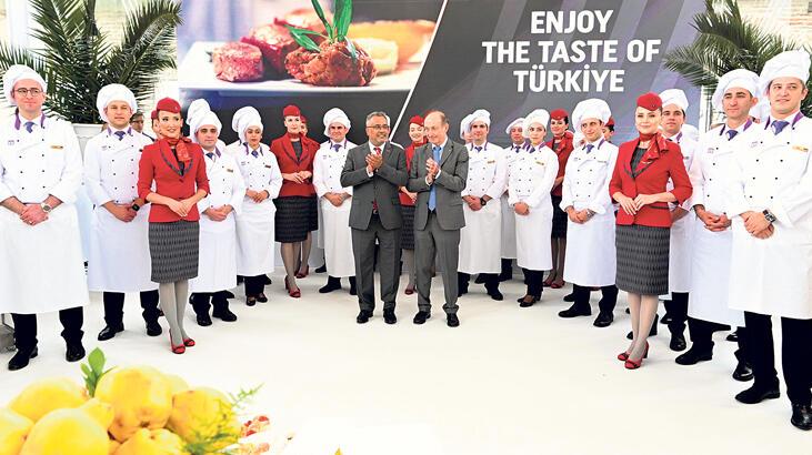 Türk mutfağı uçuşa geçti