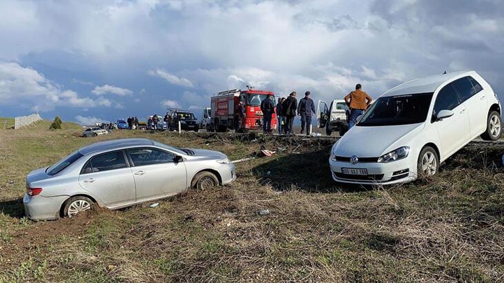 Yozgat'ta zincirleme kaza: 1 meyyit, 8 yaralı