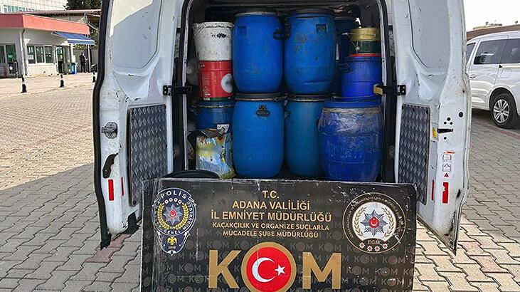 Adana’da 49 bin litre geçersiz akaryakıt ele geçirildi
