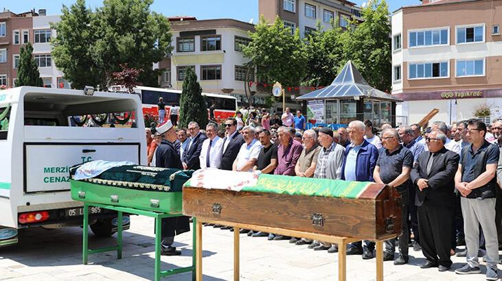 Amasya’da kazada yanarak ölen 3 kişi toprağa verildi