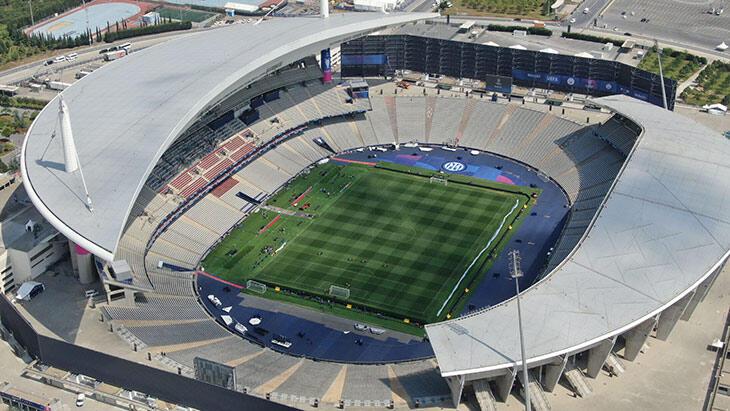 Atatürk Olimpiyat Stadı, Şampiyonlar Ligi finali öncesi havadan görüntülendi