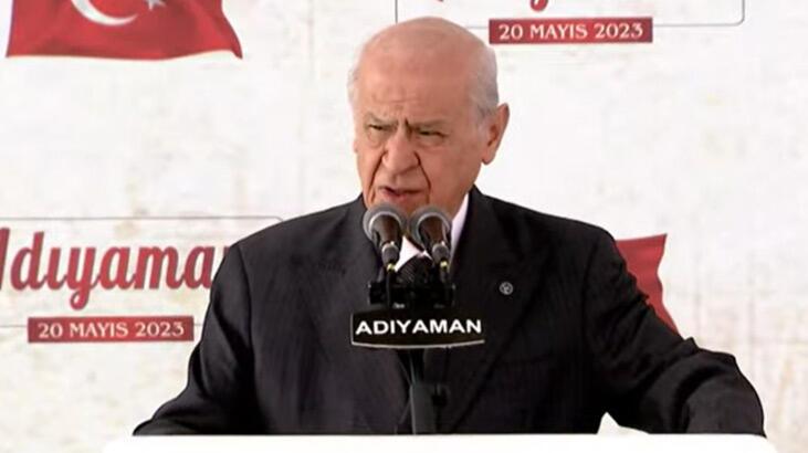 Bahçeli'den Adıyaman'da 28 Mayıs daveti: Milletimizin gönlündeki aday Erdoğan'dır