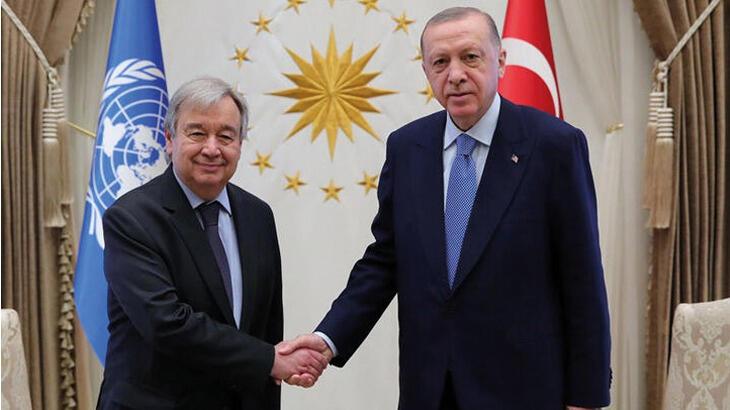 BM'den Cumhurbaşkanı Erdoğan'a tahıl koridoru teşekkürü